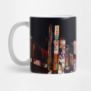 Tokyo Street Lights at Night Mug